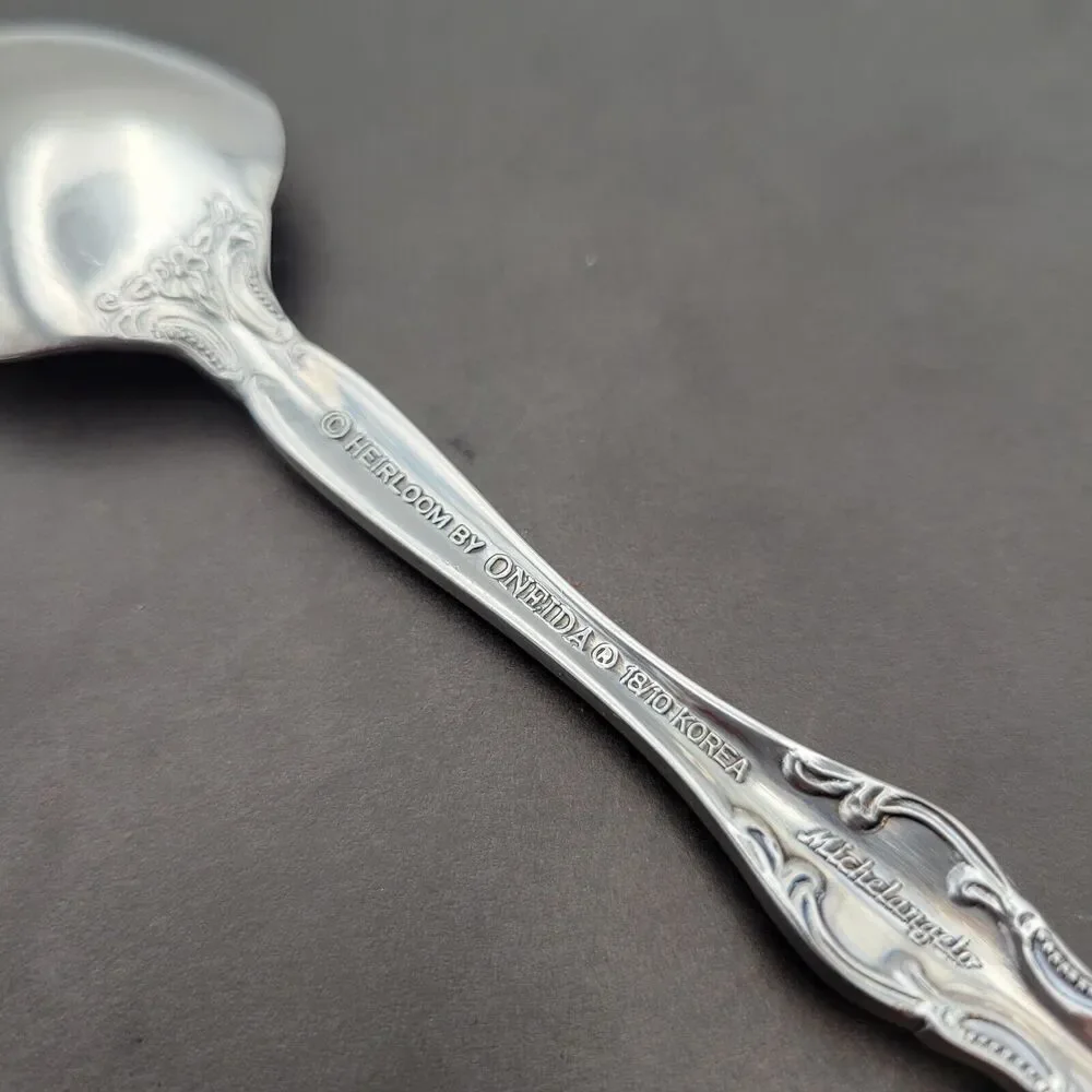 Vintage Oneida Stainless Flatware Michelangelo Teaspoon Coffee Spoon Made Korea